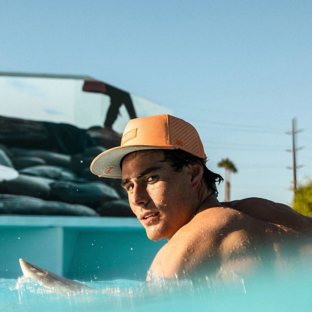 NEW MELIN men's hydro coronado brick hat in cantaloupe cooler - Picture 5 of 5